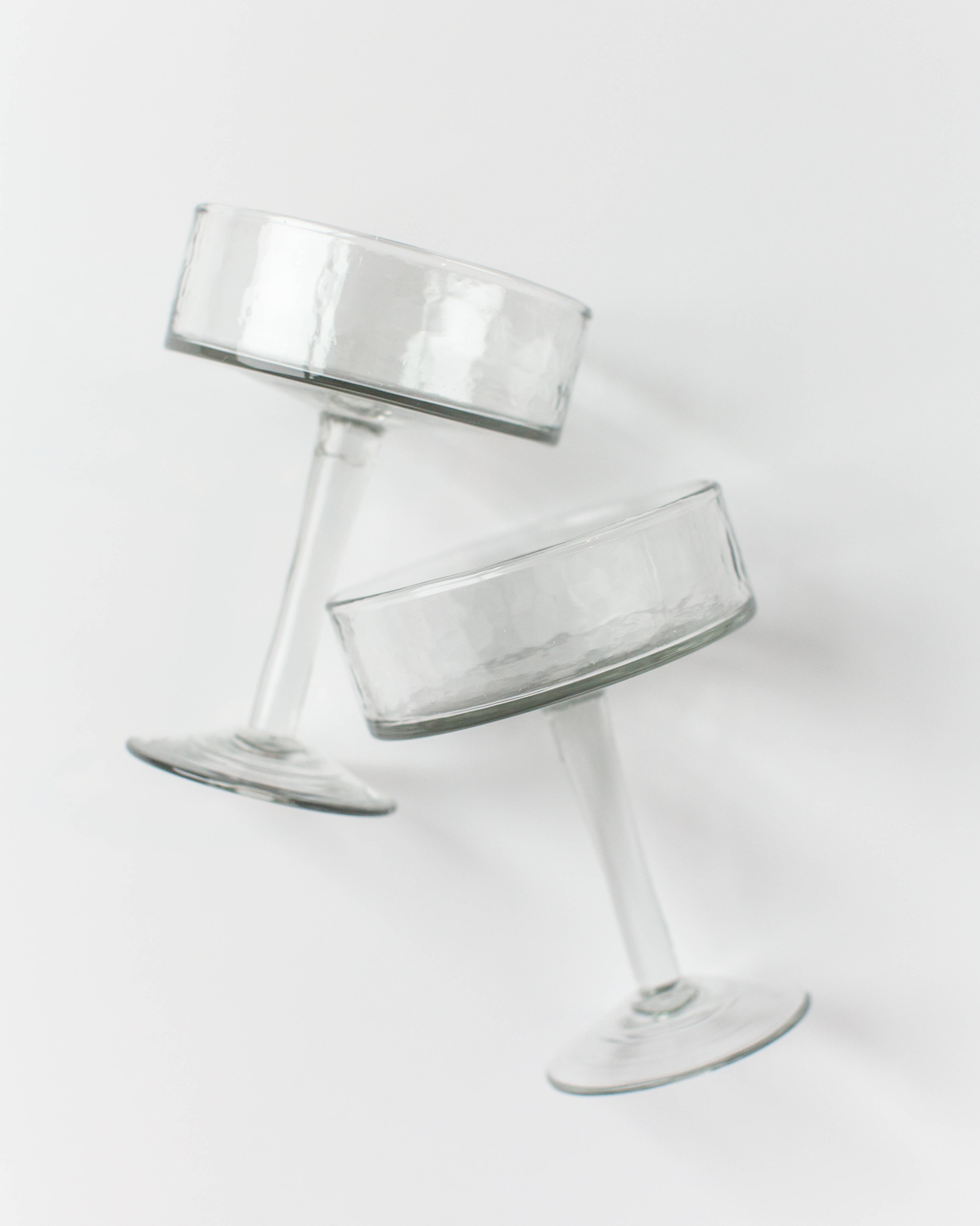 Creative Women – Copo de coquetel/álcool por atacado – Par de Copos de Cocktail Coupe Martelados à Mão11