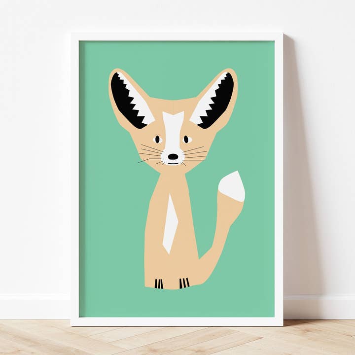 Fennec Fox - Art print A5/A4/A3 for wholesale by Salty Crayon