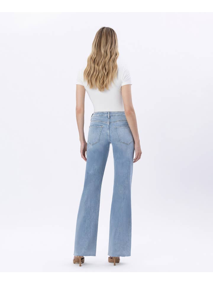 JET LAG 90'S VINTAGE SUPER HIGH RISE FLARE JEANS LV1426 for wholesale on Faire7