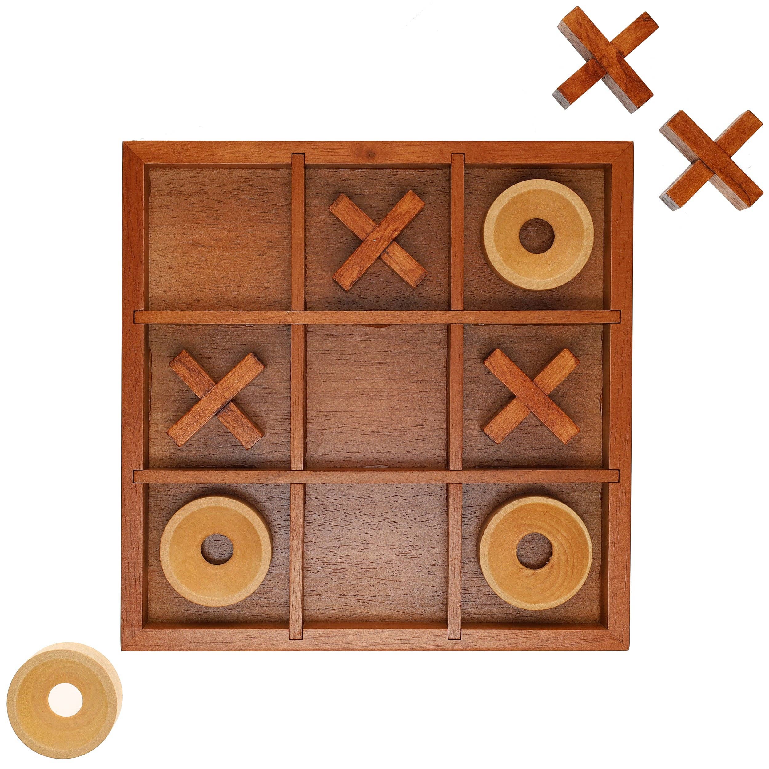 Wood Expressions - Venta al por mayor Juegos de mesa - Juego de mesa de madera Tic Tac Toe7