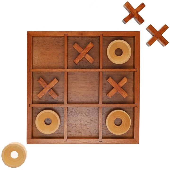 Wood Expressions - Venta al por mayor Juegos de mesa - Juego de mesa de madera Tic Tac Toe7