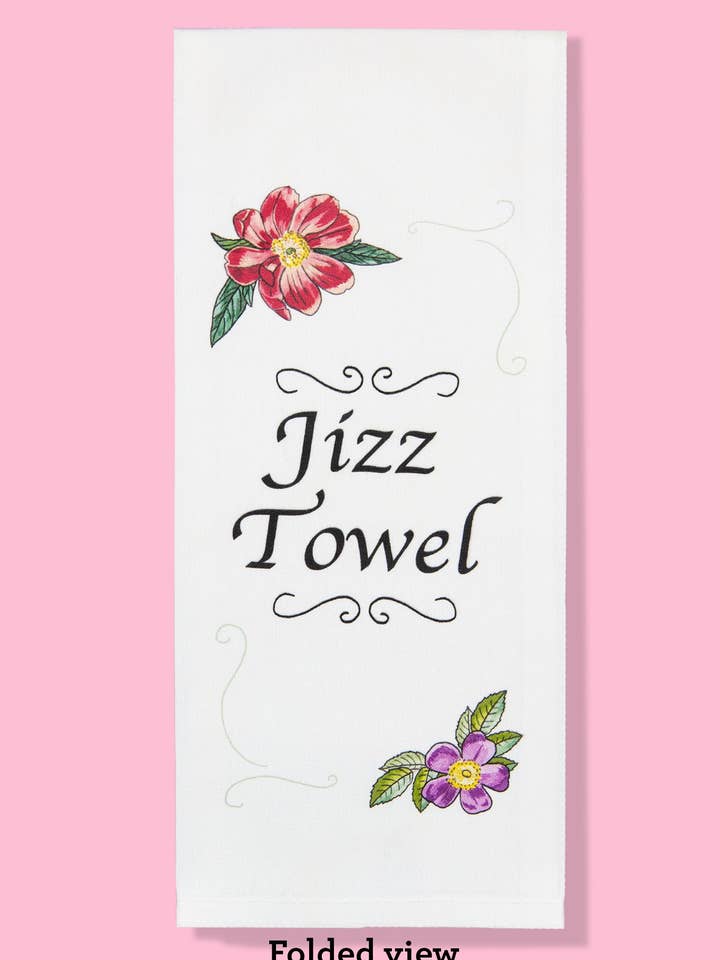 Jizz handdoek theedoek voor wholesale door Bad Grandma Designs