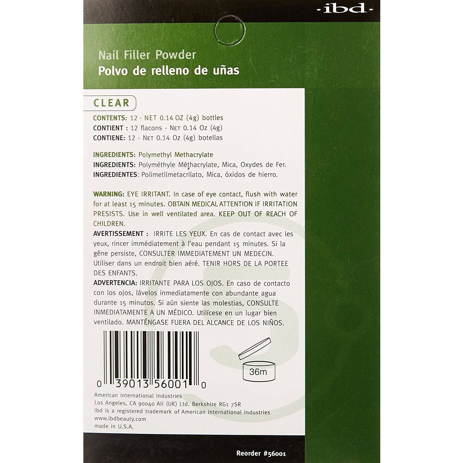 KT Supply - Wholesale Nailcare Set - Ibd 5 Second Nail Filler Powder2