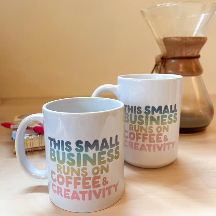 Palm Creative – wholesale Kaffekoppar – Denna småföretag drivs av kaffe & kreativitet mugg