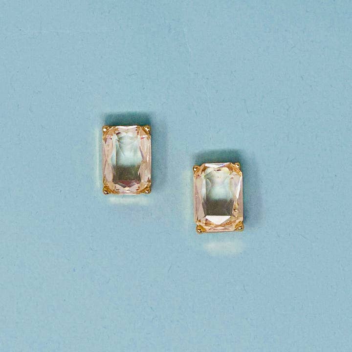 Fornash - Wholesale Stud/Post Earrings - Rectangle Evelyn Earrings