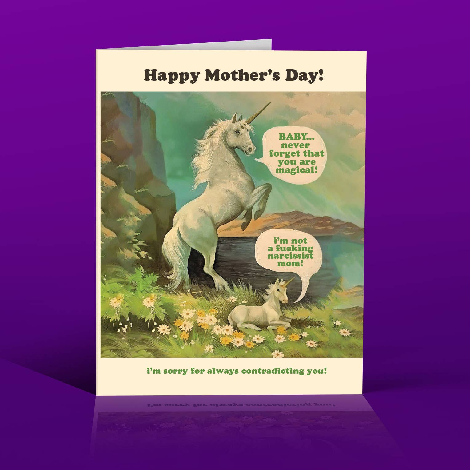 offensivedelightful - Vente Carte pour la fête des Mères - Carte de fête des mères pour maman narcissique0