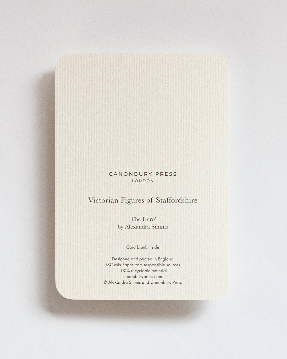 Canonbury Press - Wholesale Love Card - The Hero Greeting Card | Birthday Card | Luxury Cards3