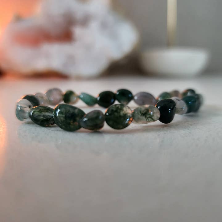 Moss Agate Armband för wholesale av The Queen of Quartz