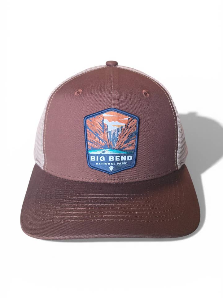 Big Bend Snapback Hat National Park Trucker Gifts Patch for wholesale by PNW Apparel