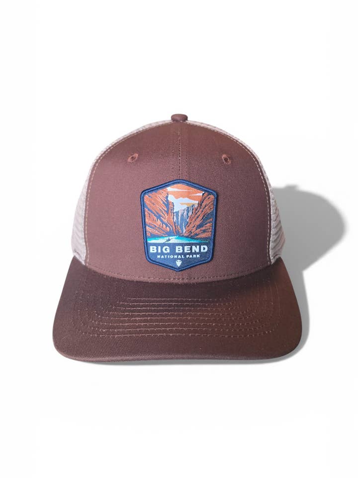 Parche de regalo Big Bend Snapback Hat para camioneros del Parque Nacional para venta al por mayor de PNW Apparel