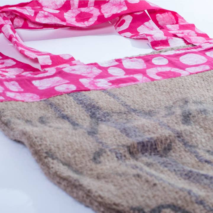 Kaffe og Batik Tote for engroshandel hos World Peaces