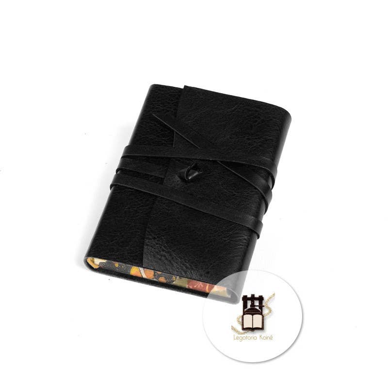 Legatoria Koiné - Vendita all'ingrosso Diari/agende - Diario in cuoio "Medioevalis" con bordi decorati3