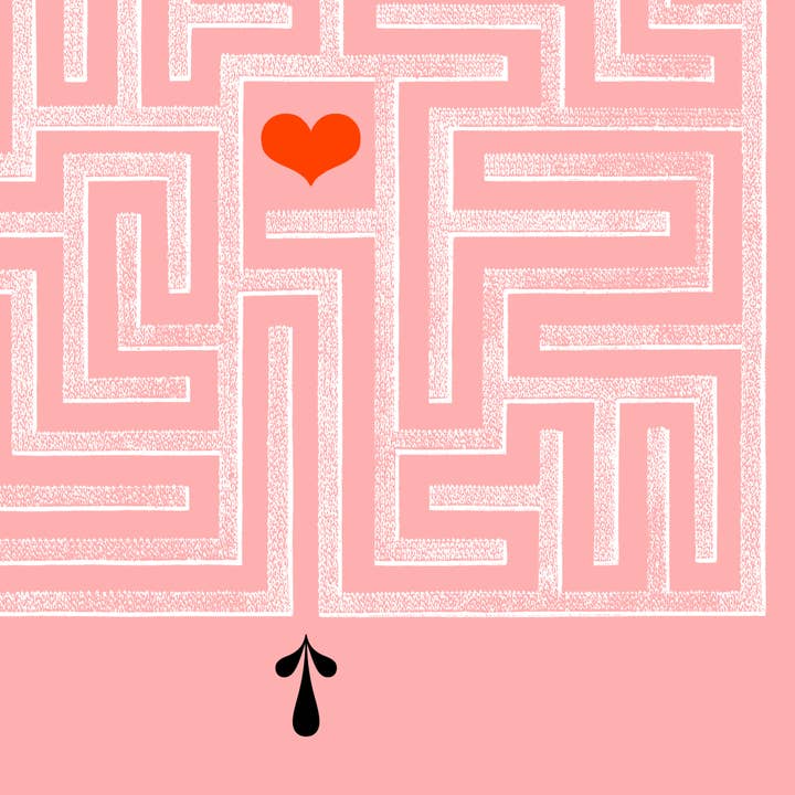 Pictrix Design - Venta al por mayor Tarjetas de amor - Tarjeta de notas A2 «Ingresa aquí»2