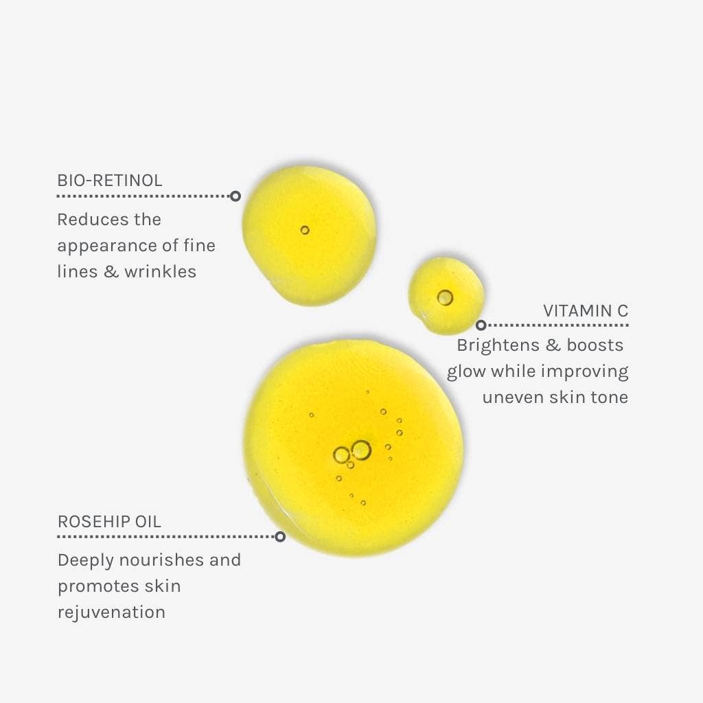 Evolve Organic Beauty - Wholesale Facial Oil - Bio-Retinol + C Skin Booster - Supersize4