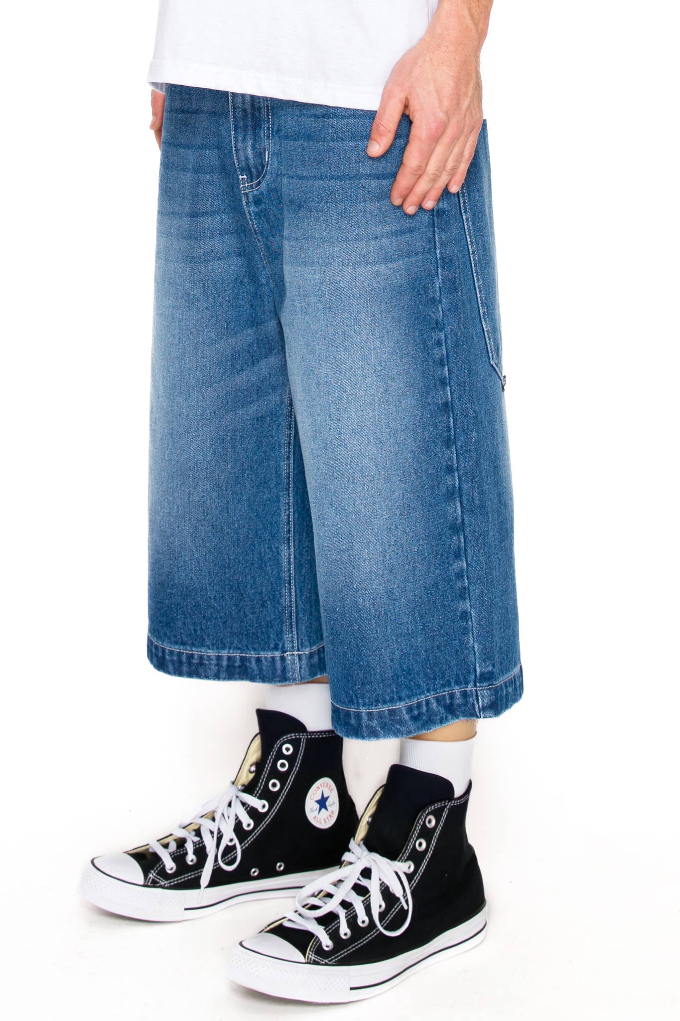 Victorious - Wholesale Shorts - Men's - DS2114 Ultra Baggy Y2K Denim Jorts2