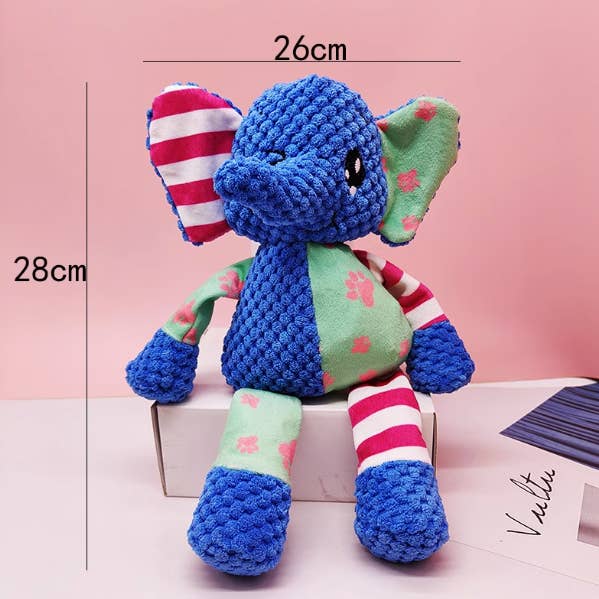 Pet Toy - 11" Squeaky Elephant Plush for wholesale by Sinomd Canada