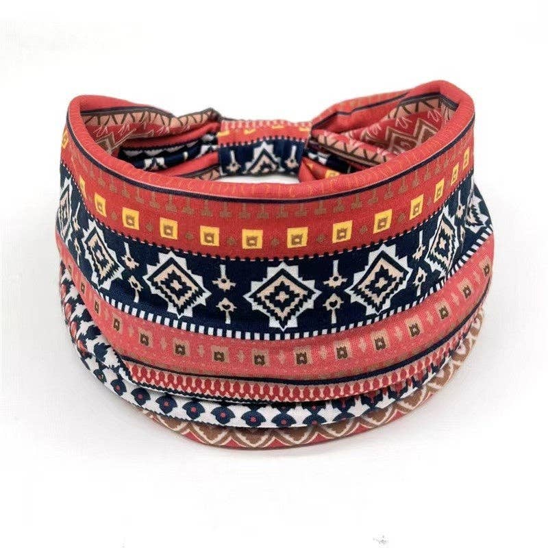 ShieldChic - Wholesale Fashion Headband - Women's - Printed Knot Elastic Headband4