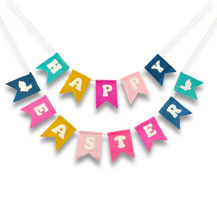 Happy Easter Banner with Bunny for wholesale by BNB Crafts Inc.