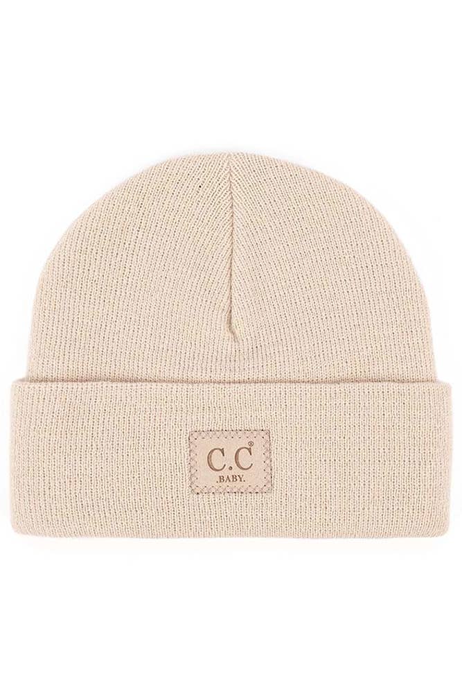 Hana - Wholesale Beanie - Women's - C.C Baby Classic Rib Beanie with C.C Suede Patch11
