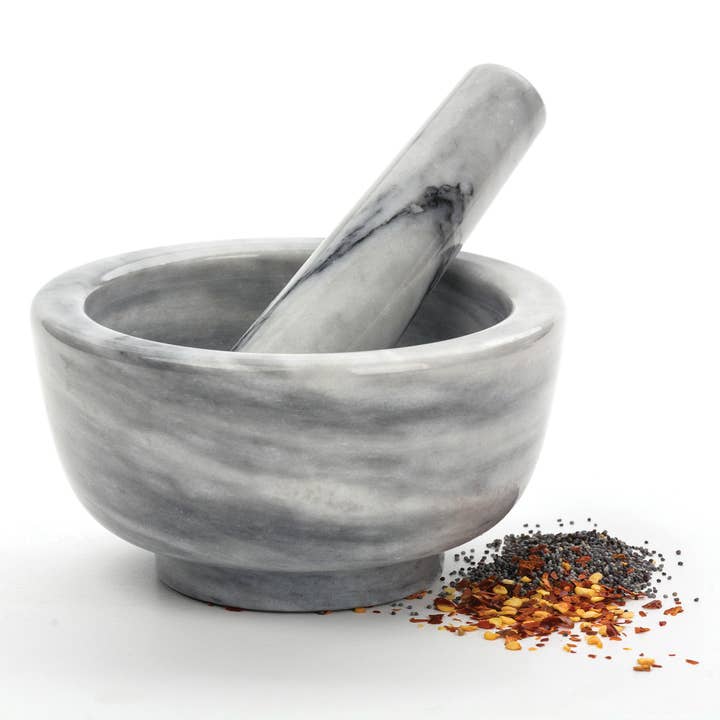 RSVP International - Wholesale Mortar & Pestle - Marble Mortar & Pestle - White4