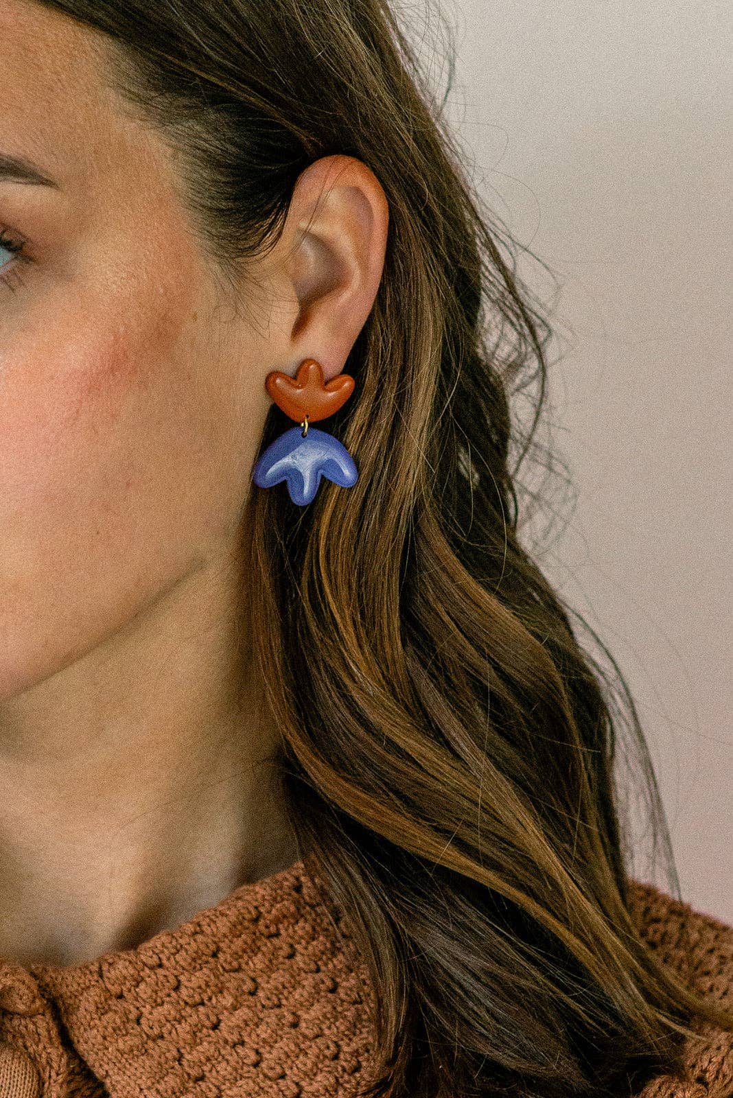 Van Schaaijk Studio – Großhandel Ohrhänger – Ohrringe Frances - Meer / Smaragd2