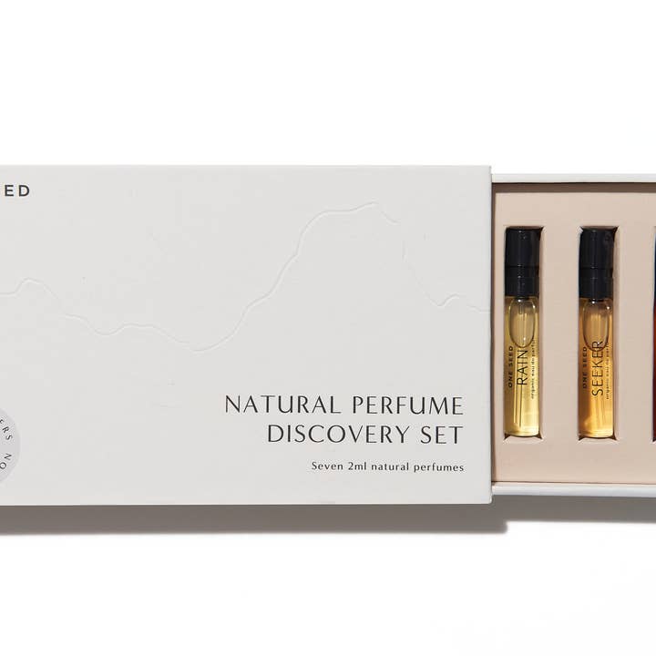 One Seed - Wholesale Perfume/Eau de Toilette - Best Sellers 7-piece - Organic Perfume Discovery Sample Set