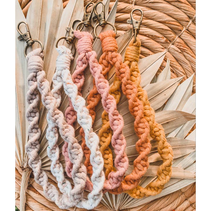 Sunset Macrame & Apparel - Vente Porte-clés – femme - Porte-clés en macramé/porte-clés en macramé/porte-clés1