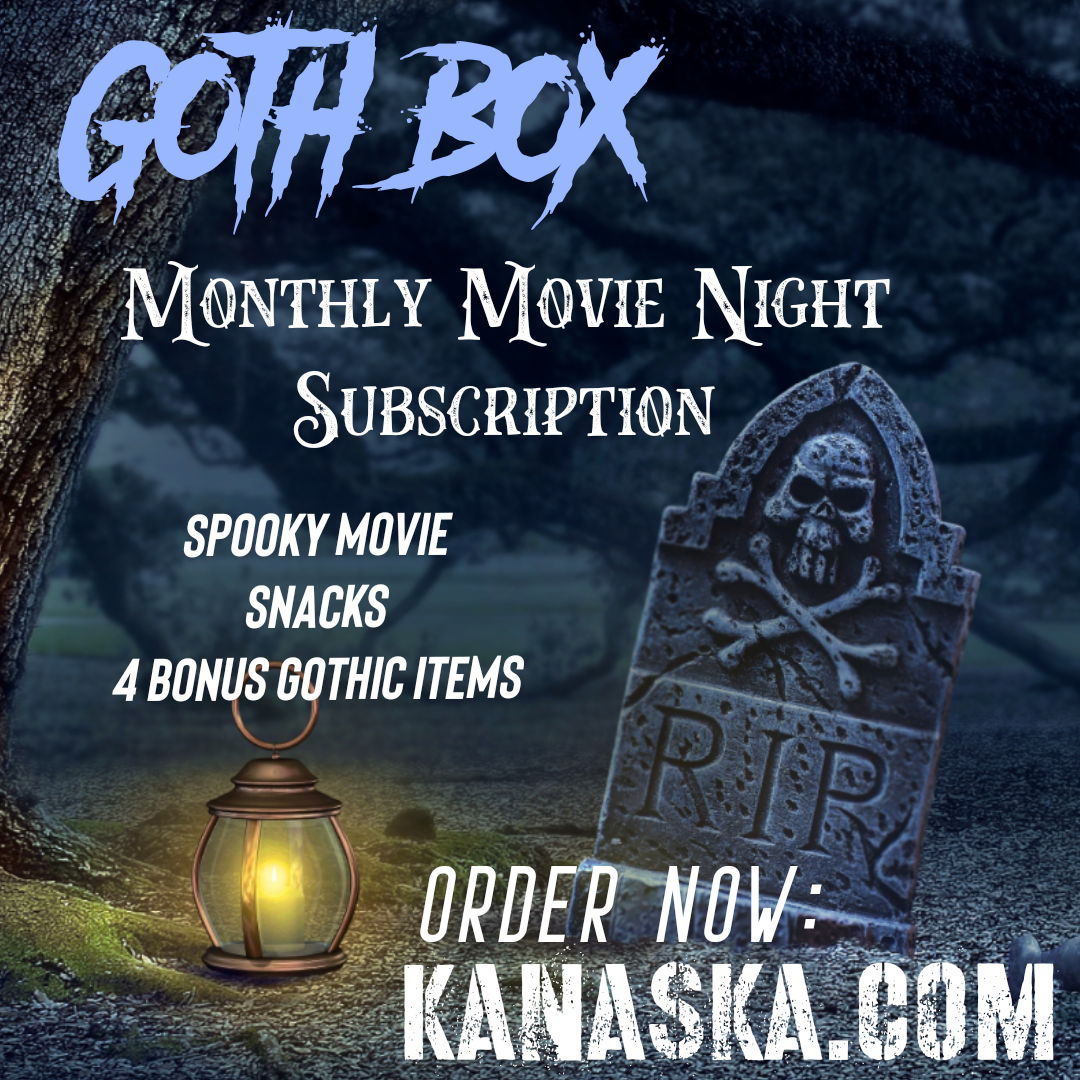 Kanaska - Vendita all'ingrosso Confezioni regalo - Goth Box (abbonamento mensile) Movie Night6