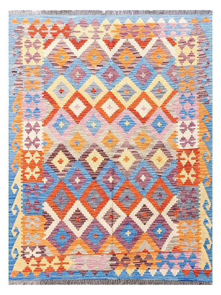 Tappeto Kilim Maimana Afghanistan - 198 x 150 cm per la vendita all'ingrosso da parte di Imaco Rugs