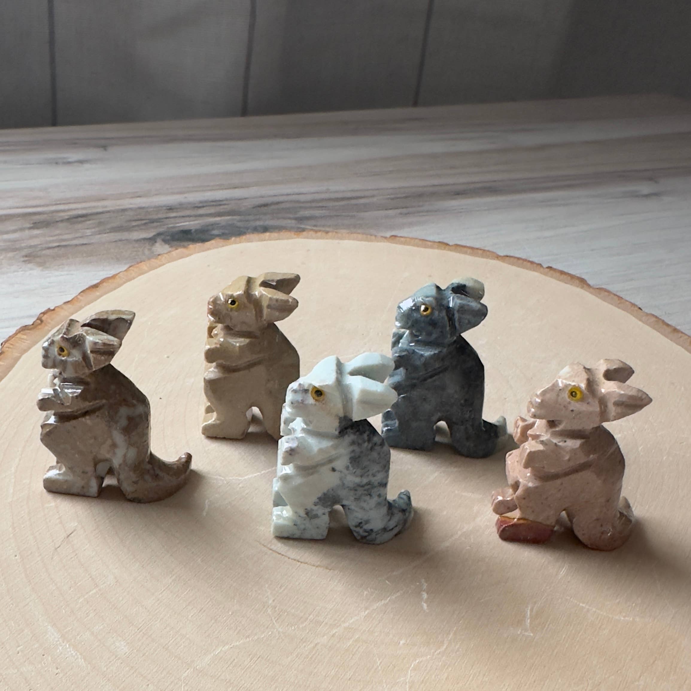 Pebble House - Wholesale Spiritual Stone/Crystal - Soapstone Animal Carving  30+ Varieties - Crystals & Stones28