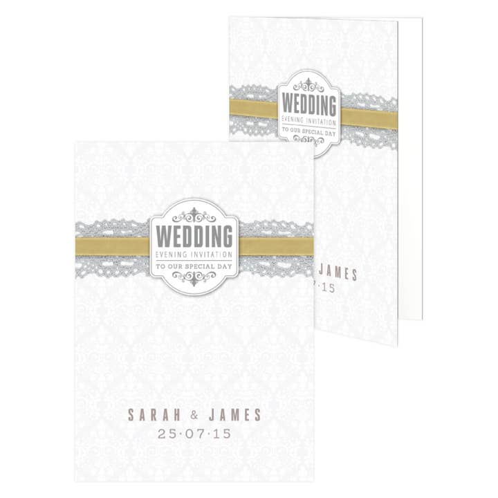 West Design Products – wholesale Craft supplies – Papermania 4 x 8"Die-cuts 204 Pieces Wedding - Silver/White1