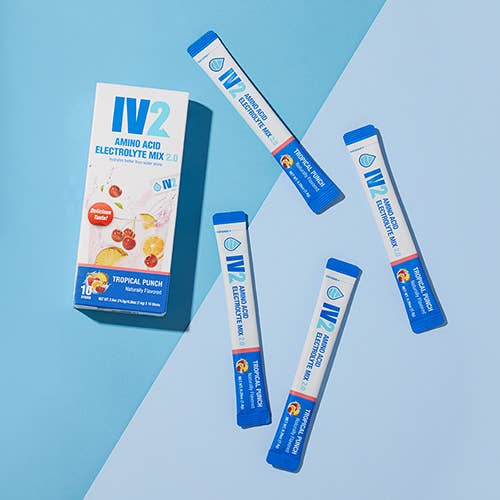 IV2 - Vendita all'ingrosso Bevanda salutare in polvere - Polvere idratante con amminoacidi IV2-Zero Sugar (10 pezzi)1