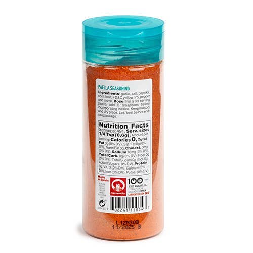 meDINEterranean - Wholesale Dried Spice Mix - Carmencita. Paella Seasoning Restaurant size