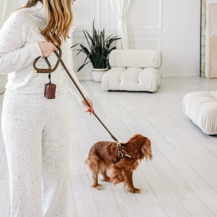 Cavology - Wholesale Pet Leash - Dog - BRAIDED ROPE LEASH - Chocolate Brown4