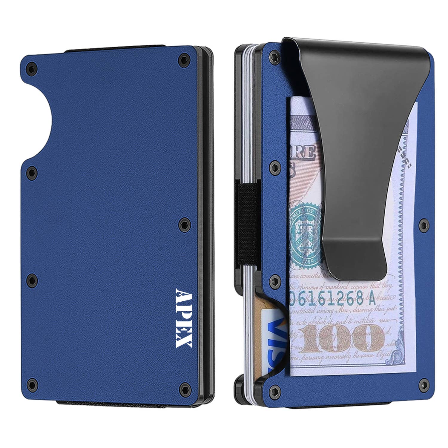 The American Gift Company (TAGCO) - Venta al por mayor Tarjetero - Hombre - Tarjeta de crédito delgada minimalista resistente a los arañazos con bloqueo RFID5