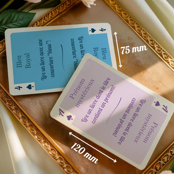 MaisonLulu.Fr - Wholesale Card Game - Poker reading, 56 cards to help you choose your next book, Game to be used alone or in a book club2