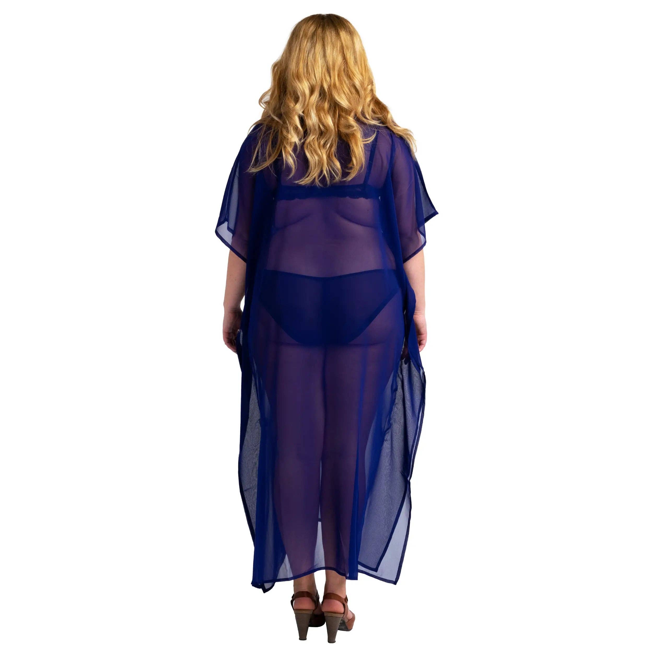 Miss Lavish London - Wholesale Kaftan - Dames - Dames Lange Kaftan Strand Caftan Jurk, 3 Kleuren S-3XL, 1404