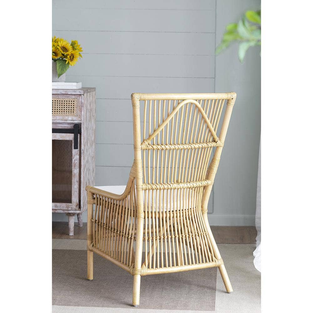 A&B Home Group Inc. – Engroshandel Stol – 23x23x37,5" Rattan Stol Høj Armlæn - Brun/Creme19