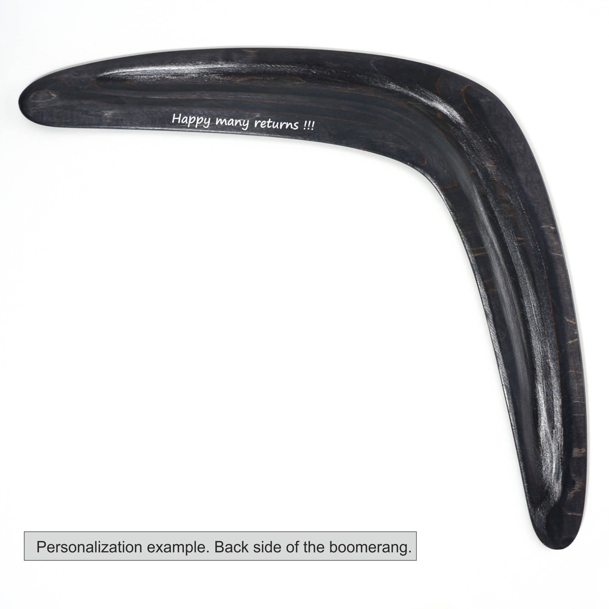 MB Wooden boomerangs - Vente Accessoires de sport - Boomerang « Lézard ». Retour de Boomerangs à vendre. Les meilleurs boomerangs en bois. Boomerang de type traditionnel. Boomerang de style aborigène.2