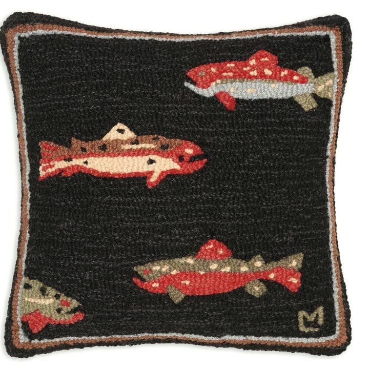 Chandler 4 Corners - Wholesale Throw/Decorative Pillow - Trout0