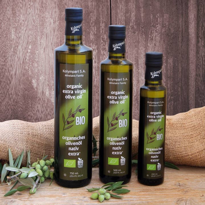 Sea Moss Organics LLC - Wholesale Olive Oil - Organic Extra Virgin Olive Oil from Crete Hellas 250 ml Glas