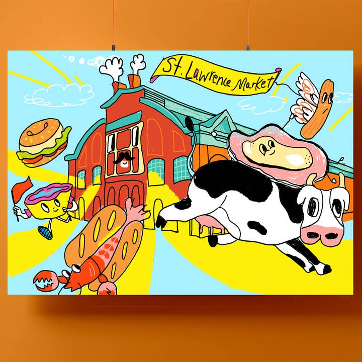 Toronto St. Lawrence Market Print for wholesale by Yangsgallery