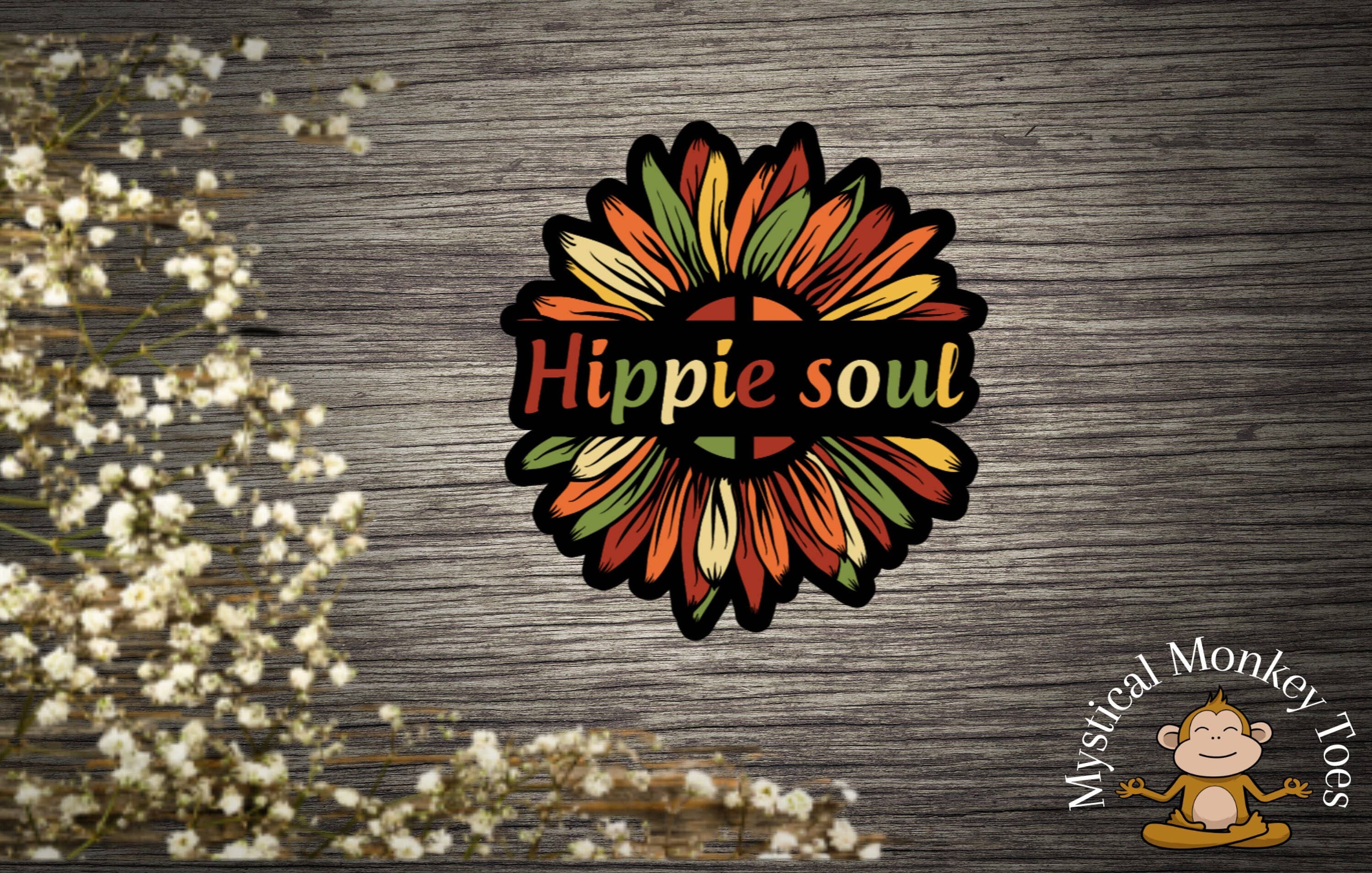 Mystical Monkey Toes - Wholesale Sticker - Beautiful Hippie Soul Sticker3