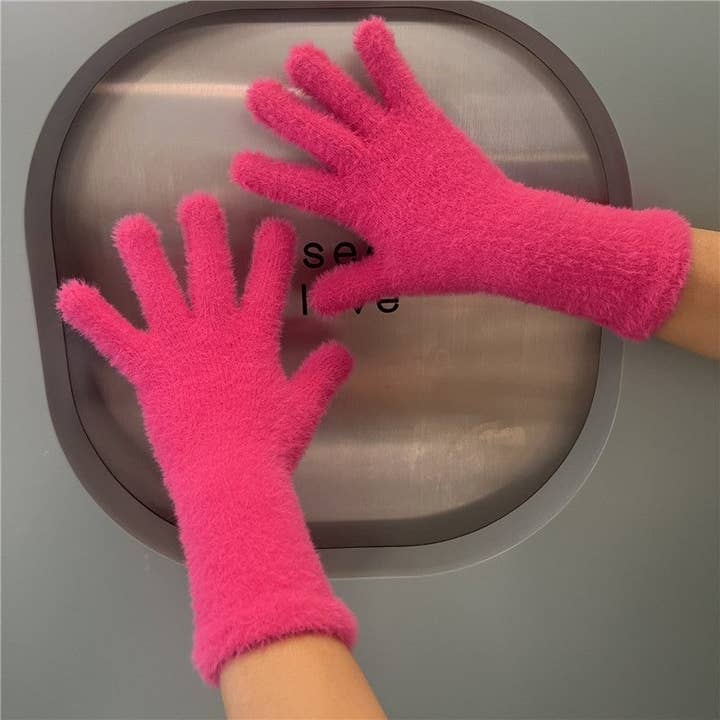 Luvas de Malha para Crianças com Ecrã Tátil por atacado de Plush Looks