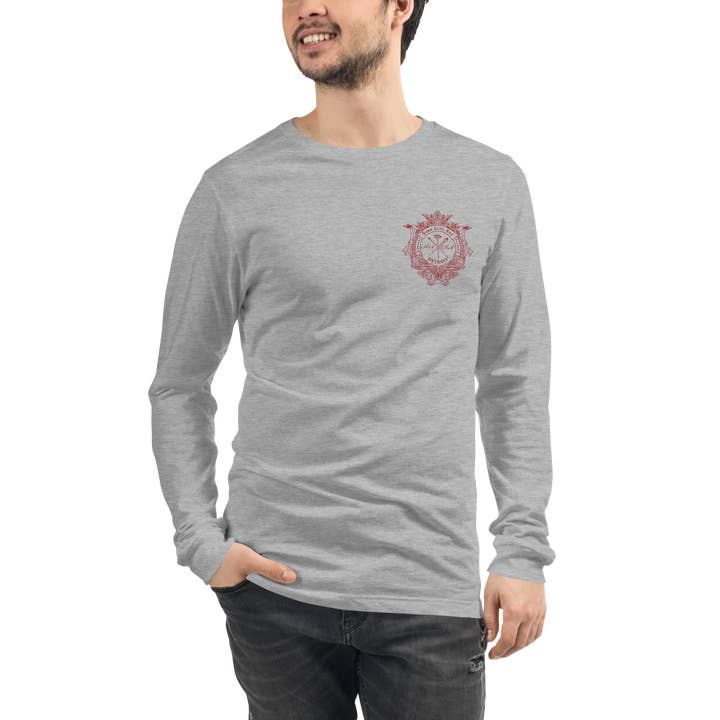 Sara Lutz Art - Wholesale Screen Printed T-Shirt - Unisex - Art Club Crest Long Sleeve Tee13