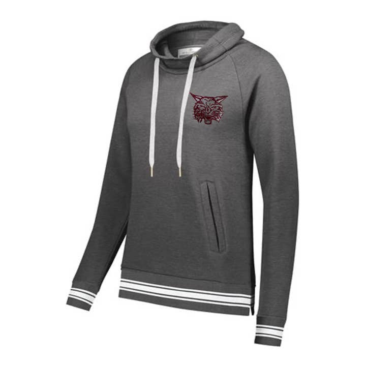 Pullover con collo a scialle da donna Beaver Bobcat per la vendita all'ingrosso da parte di HOMETOWN APPAREL CO.