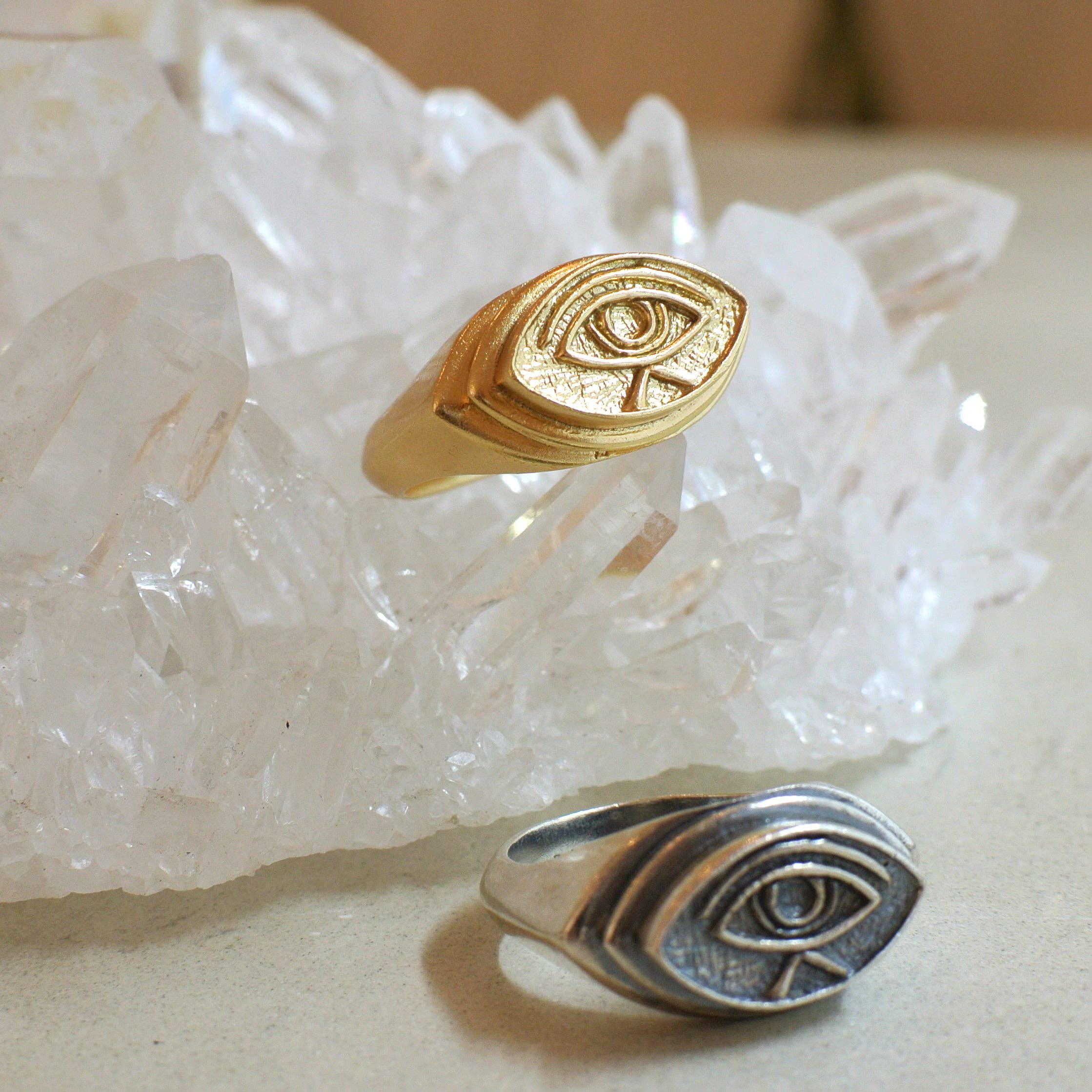 Bahagia - Wholesale Signet Ring - Horus Signet Ring - Silver1