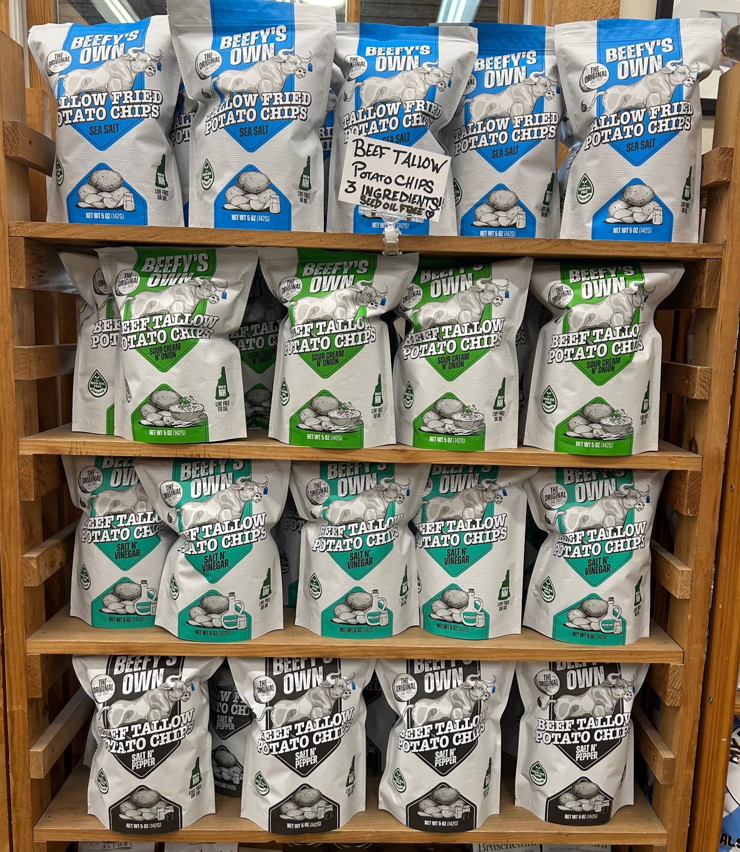 Beefy's Own - Vendita all'ingrosso Patatine - Patatine di patate al grasso di manzo - Sale e Pepe2