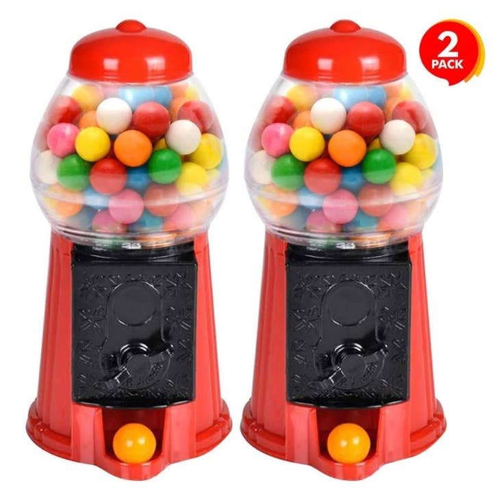 Mini Gumball Machine - Bubble Gum Candy Dispenser, Unique Money Saving Coin Bank for wholesale by Play N Party