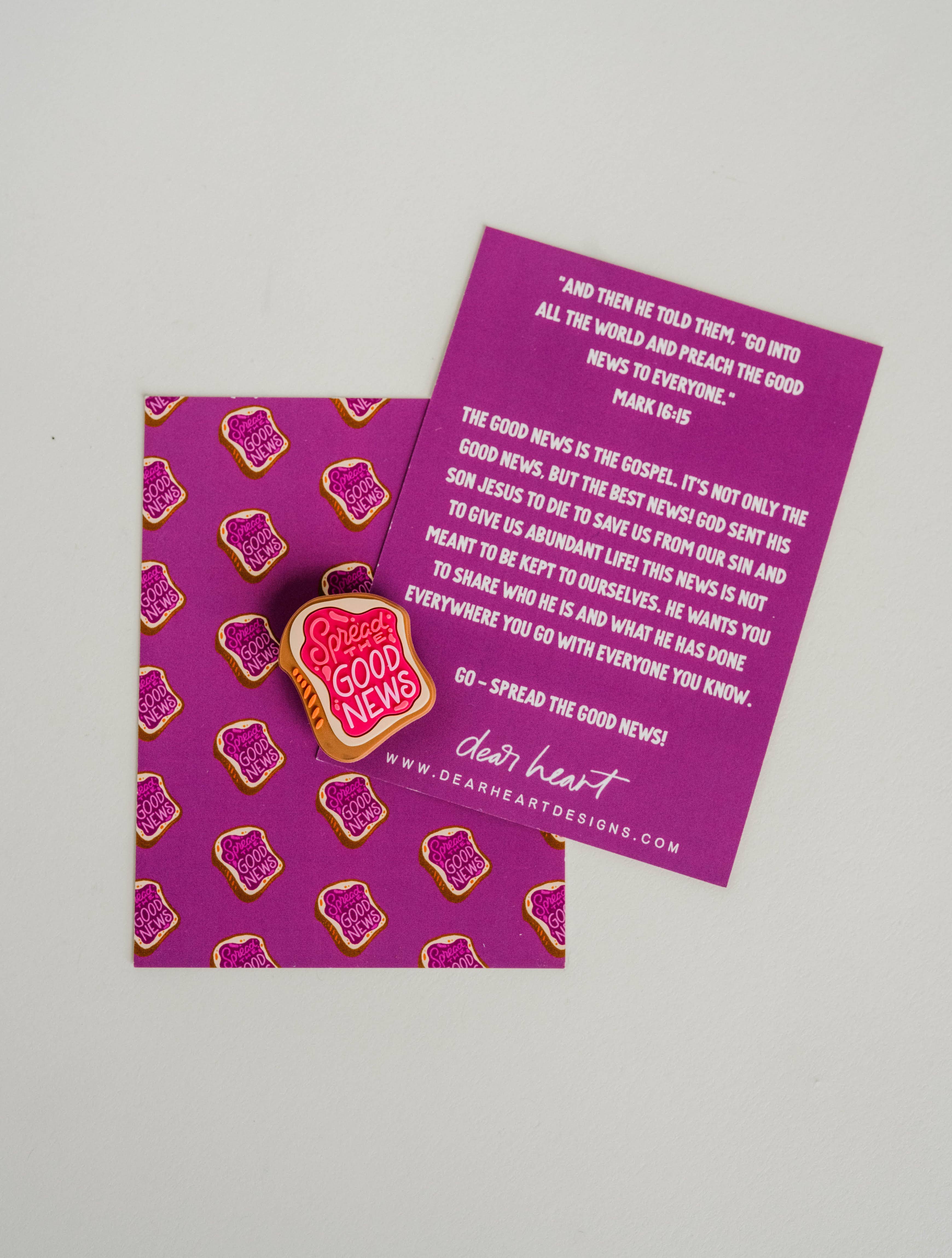 Dear Heart - Vendita all'ingrosso Ciondolo/pendente - Ciondolo per scarpe Spread The Good News, regalo cristiano   4